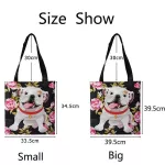 New Large Capacity Ng Bag Cartoon Creativity Cr Parrot S Tote Bag For Women Storage Birds Printed Handbag