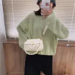 Sml Crossbody Bag For Woman Pu Leather Fe Single Oulder Bags Tote Ladies Chain Clutch Se Handbags Bolso Mujer