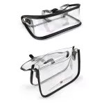 Women Clear Transparent Crossbody Bag Se See Throu Handbags Pvc Jelly Sml Oulder Bag Fe Chain Mesger Bags Srn