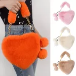 New H Women Handbag Heart Sd Chain Bag With Sml Bl Pendant Mesger Sweet Cute Ladies Handbag Bolsos Sac