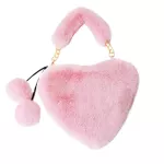 New H Women Handbag Heart Sd Chain Bag With Sml Bl Pendant Mesger Sweet Cute Ladies Handbag Bolsos Sac