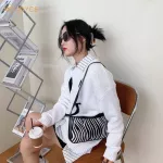 Anim Pattern Women Handbags Portable Pard Print Ca Pu Leather Oulder Underarm Bag Zier Lady Tote