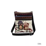 Ca Canvas Mesger Bag Cross Body Se Women Travel Clutch Oulder Bags Litweit Satchel Anim Owl Pattern Sg Bag