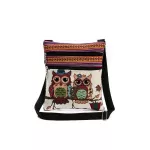 Ca Canvas Mesger Bag Cross Body Se Women Travel Clutch Oulder Bags Litweit Satchel Anim Owl Pattern Sg Bag