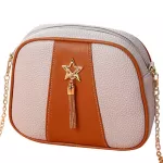 Pu Leather Women Oulder Bag Fe Se Five-Pnted Star Pendant Handbags Girl Mini Crossbody Bag Vintage Sml Mini Bag