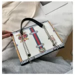 Spring New Printing Trend Chain Bag Large Capacity Loc Single Oulder Bag Personized Women's Bag Mesg