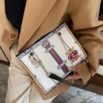 Spring New Printing Trend Chain Bag Large Capacity Loc Single Oulder Bag Personized Women's Bag Mesg