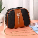 Pu Leather Women Oulder Bag Fe Se Five-Pnted Star Pendant Handbags Girl Mini Crossbody Bag Vintage Sml Mini Bag