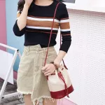 Vintage Sml Women Bucet Bag For Luxury Handbags Women Oulder Bags Designer Girls Dratring Mesger Crossbody Bag