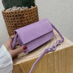 Stone Pattern Pu Leather Crossbody Bags For Women Sml Oulder Mesger Bag Ladies Mini Travel Handbags