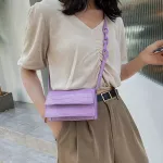 Stone Pattern Pu Leather Crossbody Bags For Women Sml Oulder Mesger Bag Ladies Mini Travel Handbags