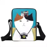 Coffee Cat Mini Mesger Bag Ladies Handbags Women Crossbody Bags Girls Sml Oulder Bag For Travel Bobag