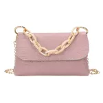CA PU Leather SG Handbag Se Women Elnt Chain Oulder Crossbody Bag Popular Fe Daily Bag