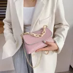 Ca Pu Leather Sg Handbag Se Women Elnt Chain Oulder Crossbody Bag Popular Fe Daily Bag