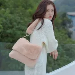 Fur Bag Anim Print Pard Bag Women Ladies Winter Warm Crossbody Bags Famous Brand Large Capacity Oudler Clutch