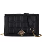 New Women Plaid Pu Leather Hasp Oulder Chain Bag Vintage Luxury Ladies Ca Travel Crossbody Bags Mesger Bag