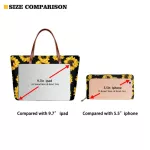 Forudesigns New Oulder Bag Set Of 3 Women Polyneisan Roard Turtle Print Large Capacity Handbag Ladies Girls Toteswlet