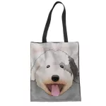 Whereisart Papillon Weimarar Engli Springer Spaniel Princed Woman Handbags Anims Dog Pattern Women's Oulder Bag