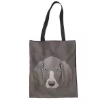 Whereisart Papillon Weimaraner Engli Springer Spaniel Printed Woman Handbags Anims Dog Pattern Women's Oulder Bag