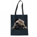 Channels Handbags Oulder Ng Handbag Bag For Teenage Girls Pug Dog -Handle Bags Ladies Handbags Fe Bag