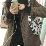 Vintage H Women Crossbody Mesger Bags Cow Pattern Ladies Sml Handbags Fe Clutch Se Oulder Bag