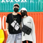 Youda Design Style Reflective Oulder Bag Personity Couple Mesger Bags Classic Style Wt Pac