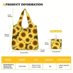 Whereisart Day Of The Dead Pattern Grocery Bags Foldable Ng Bag Reusable Portable Gar Sull Tote Bags Large Capacity