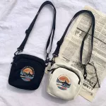Women Canvas Handbags Orean Mini Student Bag Cell Phone Bags Sml Crossbody Bags Ca Ladies Flap Oulder Bag