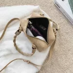 Simply Crossbody Bags Pu Leather Solid Cr Mesger Bag Lady Chain Travel Sml Handbags For Women