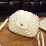 Smooza Diamond Lattice Crossbody Bags Women Hi Capacity 3 Layer Oulder Bag Handbag Pu Leather Women Ell Bags