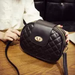 Smooza Diamond Lattice Crossbody Bags Women Hi Capacity 3 Layer Oulder Bag Handbag Pu Leather Women Ell Bags