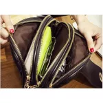 Smooza Diamond Lattice Crossbody Bags Women Hi Capacity 3 Layer Oulder Bag Handbag Pu Leather Women Ell Bags