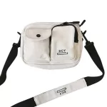 Canvas Multi-Pocket Large Fashion Capacity Women Bag Patchwork Strap Handbag Letter Casual Zipper Ladies Messenger Bags