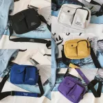 Canvas Multi-pocket Large Fashion Capacity Women Bag Patchwork Strap Handbag Letter Casual Zipper Ladies Messenger Bags