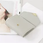 Candy Color Fashion Women Coin Purse Leather Solid Color Vintage Short Wallet Heart Hasp Ladies Girls Card Holder Clutch Bag