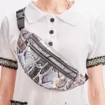CROWDALE Waist Bag belt bag Women New Fashion Serpentine chest bag Ladies travel fanny pack Designer Female Belt Purse for women