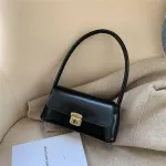 Croyance Women's Designer Simple Handbag 2020 Fashion New Pu Leather Shoulder Messenger Bag Vintage Flap Bags Pruse Clutch
