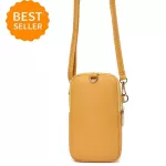 Crossbody bag women lightweight black leather anti theft adjustable long strap phone wallet bag  mini small shoulder bag leather