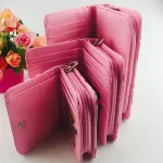 Cute Cartoon Hello Kitty Famous Brand Designer Purse Women Leather Wallets For Girls Clutch Purse Lady Party Wallet Card Holder