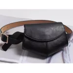 Daunavia Women Serpentine Fanny Pack Ladies New Fashion Waist Belt Bag Mini Disco Waist Bag Leather Small Shoulder Bag Chest Bag
