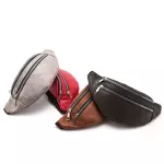 Daunavia Fanny Pack Waist Bags Travel Belt Chest Phone Packs Fashion Women Bag Double Zipper Large Capacity Heptas