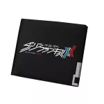 DARLING in the FRANXX Anime Money Bag ZERO TWO Pu Leahter Short Wallet Gift Long Purse Cartoon ID Card Holder Students Carteira
