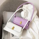 Women Vintage Stone Pattern Oulder Handbag Pu Leather -Handle Totes Bags For Outdoor Ng Traveg Ornaments