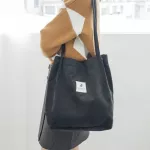 Women Ca Oulder Bags Corduroy Bo Bags for Teenage Girls Travel Large Capacity Hand Bag Tote Ladies NG Bag Pouch