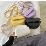 Jinmantang Pu Leather Solid Cr Crossbody Bags for Women SML OULDER BAG FE Handbags and Ses Saddle Bag