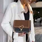 Women Sml Square Handbag Style Chains Design Crossbody Bag Ladies Contrast Cr Travel Mesger Oulder Bag