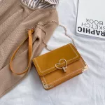 Women Sml Square Handbag Style Chains Design Crossbody Bag Ladies Contrast Cr Travel Mesger Oulder Bag
