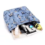 Designer Handbags Women Flower Printed Waterproof Nylon Oulder Bags Retro Crossbody Bag Flor Interior Zier Pocet