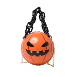 Fun HLOWEEN ROUND SML Crossbody Bag for Women Oulder Ses and Handbags Fe Party Chain Trend Pouch Totes