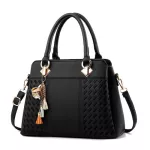 Women Handbags Tassel Pu Leather Totes Bag -Handle Brdery Crossbody Bag Oulder Bag Lady Style Hand Bags